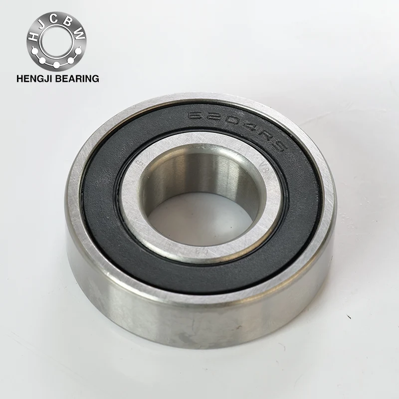 6204rs Enkel rad dyp groove kulelager med fyllingsspor